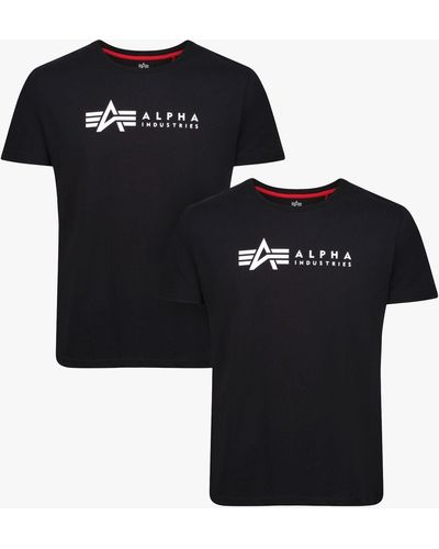 Alpha Industries Crew T-shirt - Black