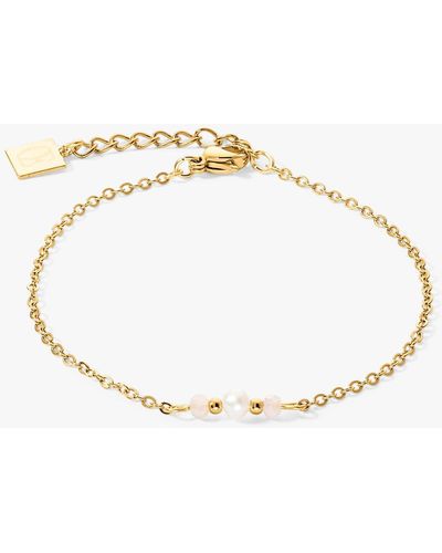COEUR DE LION Freshwater Pearl Chain Bracelet - Natural