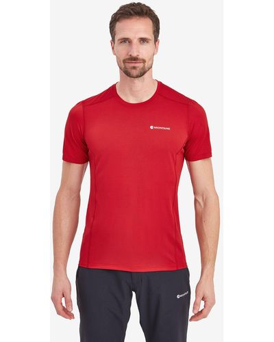 MONTANÉ Dart Lite Recycled T-shirt Baselayer - Red