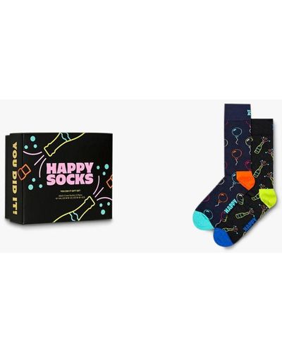 Happy Socks You Did It Sock Gift Set - Black