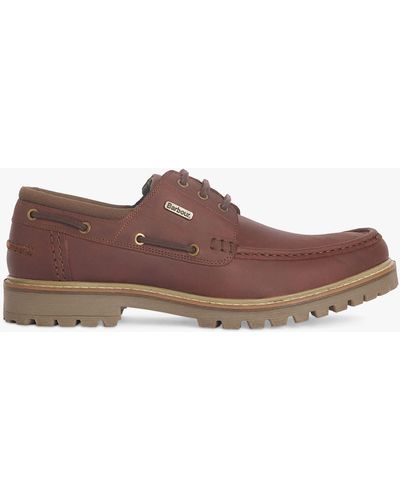 Barbour Basalt Boat Shoes - Brown