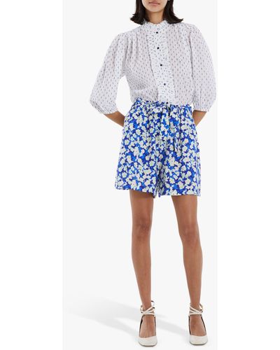 Lolly's Laundry Blanca Floral Shorts - Blue