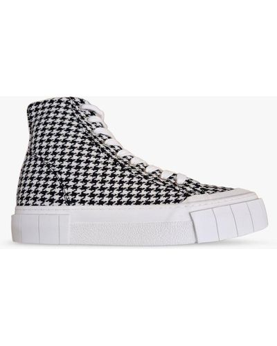 Goodnews Juice Lace Up Hi-top Trainers - White