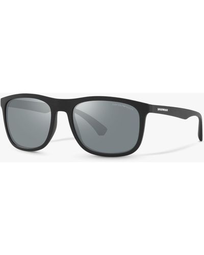 Emporio Armani Ea4158 Square Sunglasses - Black