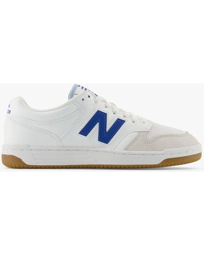 New Balance 480 Leather Trainers - White