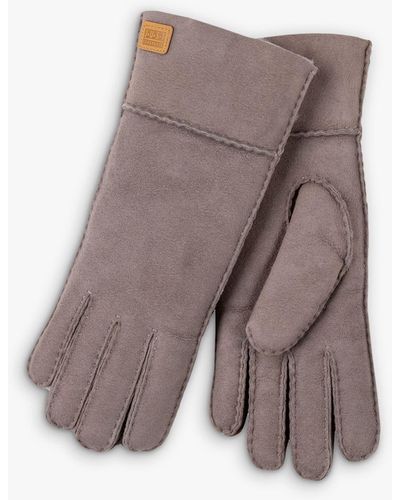 Just Sheepskin Charlotte Sheepskin Gloves - Grey