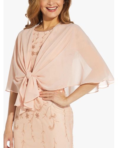 Adrianna Papell Chiffon Cover Up - Natural