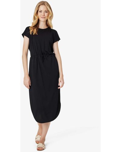 Noa Nynne Fitted Midi Dress - Black