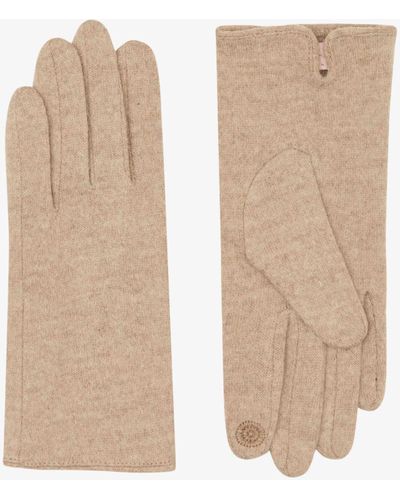 Unmade Copenhagen Wilma Wool Blend Gloves - Natural