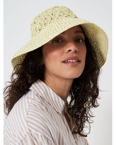 Crew Crochet Bucket Hat - Natural