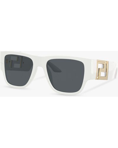 Versace Ve4403 Rectangular Sunglasses - White