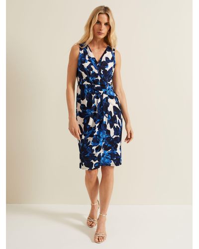 Phase Eight Jackie Wrap Dress - Blue