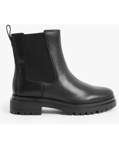 Ralph Lauren Lauren Corinne Leather Chelsea Boots - Black