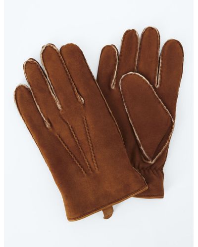 John Lewis Sheepskin Gloves - Natural
