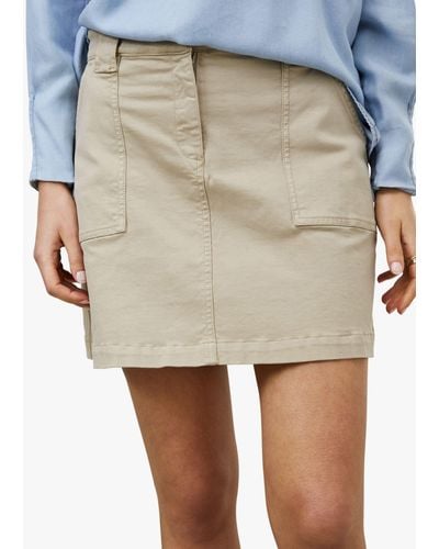 Baukjen Tate Organic Cotton Blend Skirt - Natural