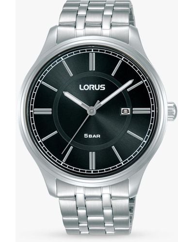 Lorus Heritage Sunray Dial Bracelet Strap Watch - Multicolour