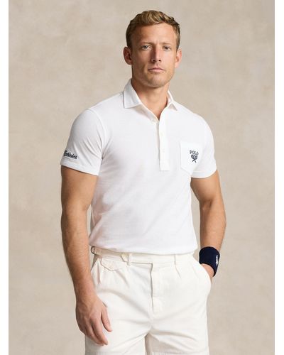Ralph Lauren Polo Short Sleeve Polo Top - White