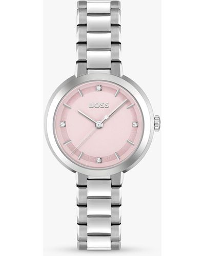 BOSS 1502757 Sena Bracelet Strap Watch - Pink