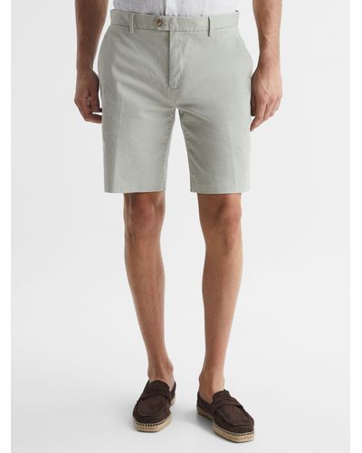 Reiss Wicket Casual Chino Shorts - Grey