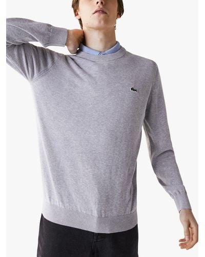 Lacoste Classic Cotton Sweatshirt - Grey