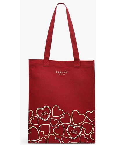 Radley Valentines Medium Open Top Tote - Red