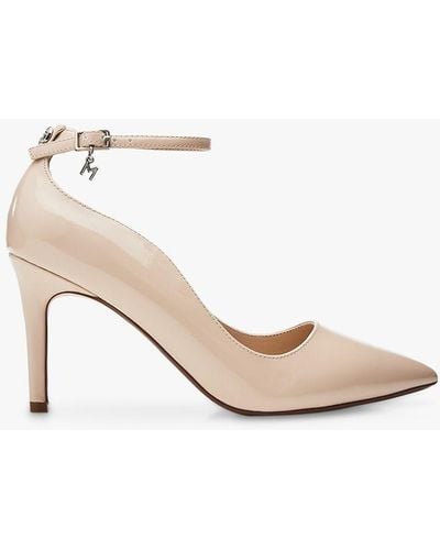 Moda In Pelle Cristel Patent Court Shoes - Natural