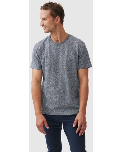Rodd & Gunn Fairfield Cotton Linen Slim Fit T-shirt - Grey