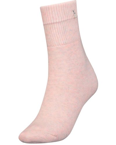 Calvin Klein Home Lurex Ankle Socks - Pink