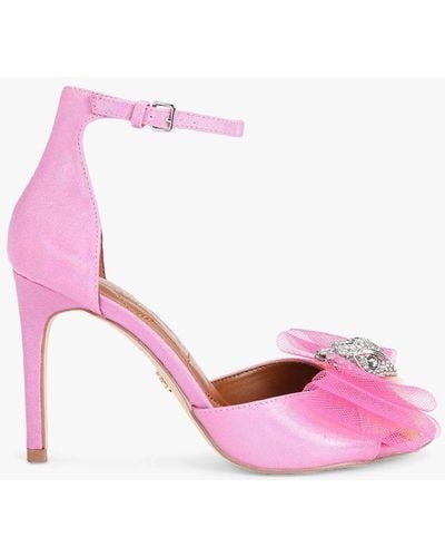 Kurt Geiger Kensington Bow Sandals - Pink