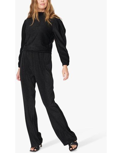 A-View Eva Loose Trousers - Black