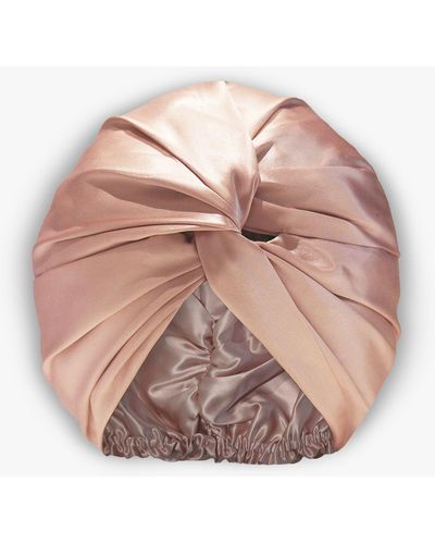 Slip Pure Silk Turban - Pink