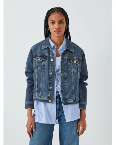 7 For All Mankind Classic Trucker Jacket - Blue