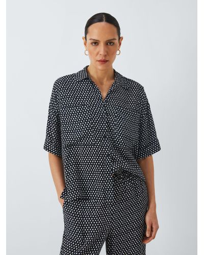 John Lewis Abstract Spot Shirt - Grey