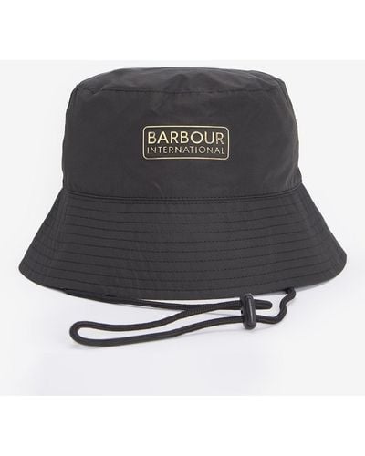 Barbour International Boulevard Reversible Bucket Hat - Black