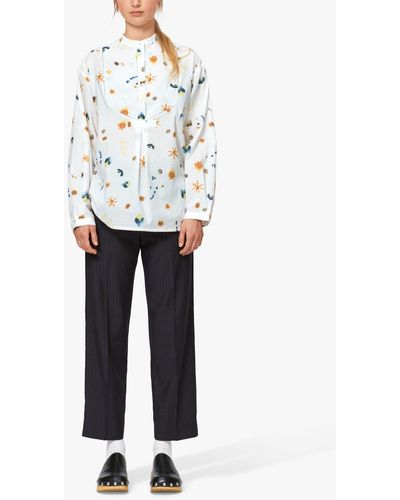 Nué Notes Roy Cotton Long Sleeved Shirt - White