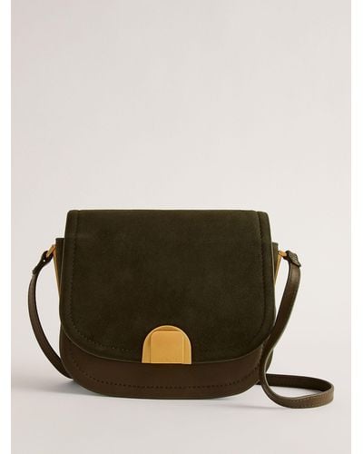 Ted Baker Imilda Lock Detail Small Leather Satchel Bag - Multicolour
