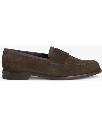 John Lewis Suede Loafers - Multicolour