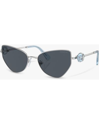 Swarovski Sk7003 Irregular Sunglasses - Grey