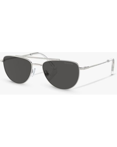 Swarovski Sk7007 Irregular Sunglasses - Grey