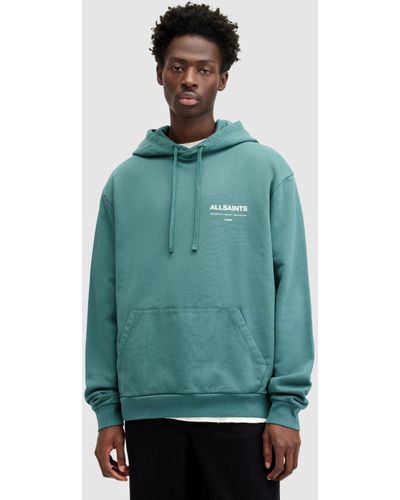 AllSaints Access Organic Cotton Hoodie - Green