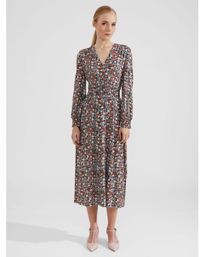 Hobbs sadie silk clearance dress