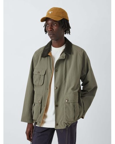 Barbour Tomorrow's Archive Reid Reversible Casual Jacket - Green