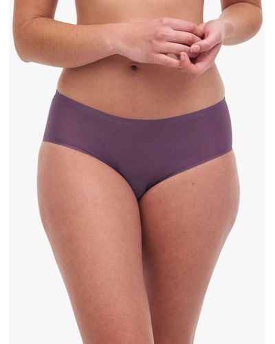 Chantelle Soft Stretch Hipster Knickers - Purple