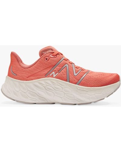 New Balance Fresh Foam X More V4 Running Shoes - Pink