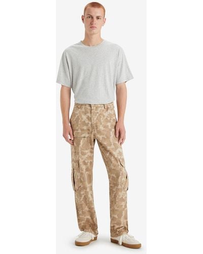 Levi's Stay Loose Cargo Trousers - White