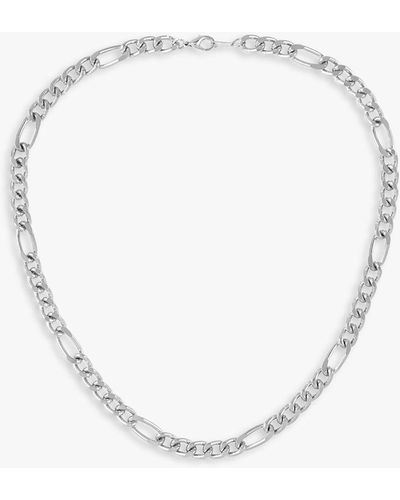 Susan Caplan Vintage Rediscovered Figaro Chain Necklace - White