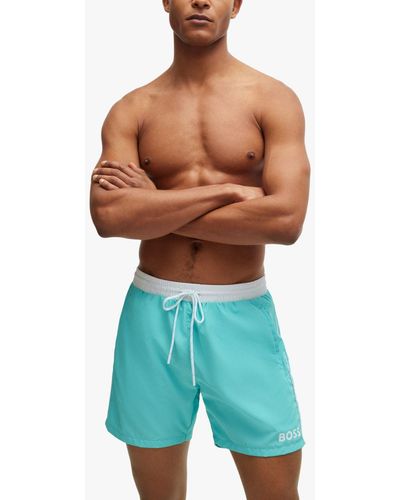 BOSS Boss Starfish Swim Shorts - Blue