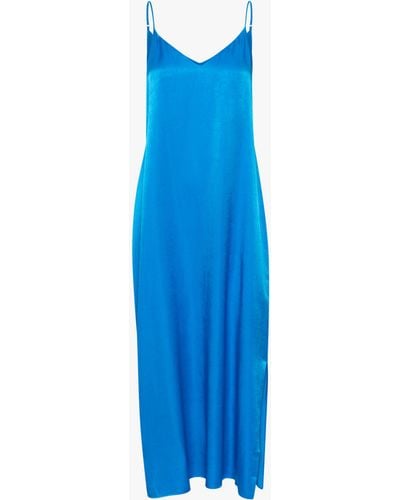 My Essential Wardrobe Estelle Maxi Slip Dress - Blue