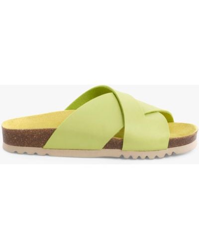 Scholl Vivian Footbed Sandals - Yellow