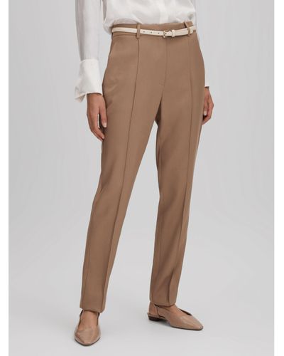 Reiss Petite Wren Slim Fit Suit Trousers - Natural